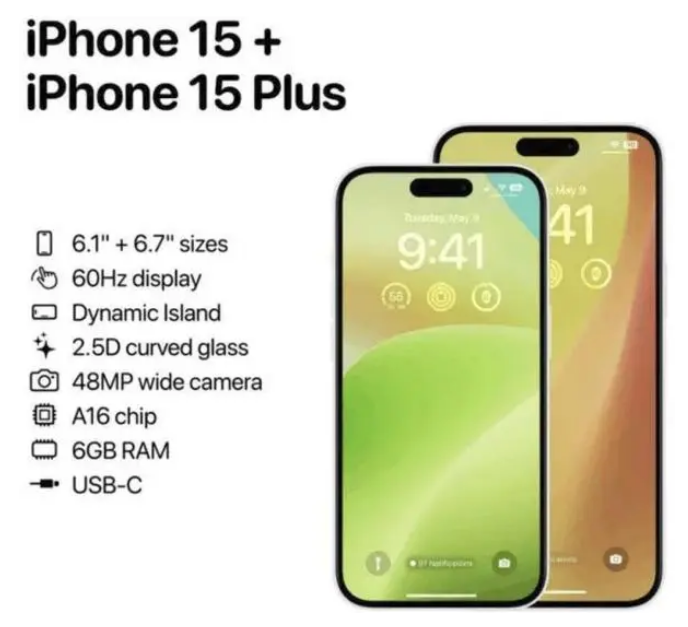 马湾镇苹果15维修服务分享iPhone15有哪些机型 